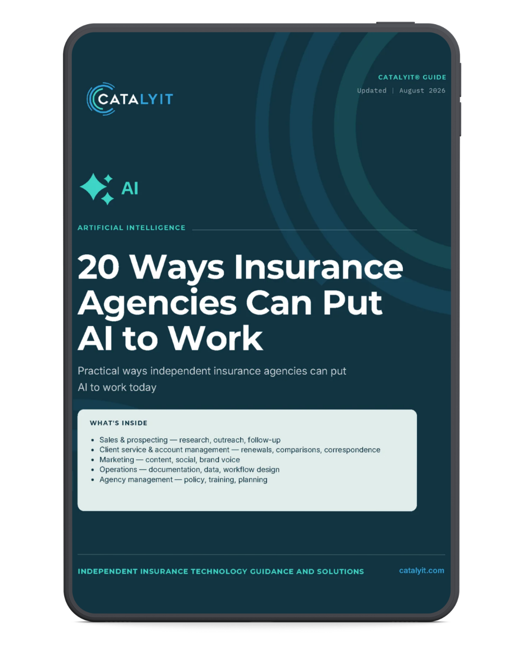 20 Ways Induance Agencies Put AI to Work_tablet cover